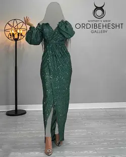 پیراهن آستین پف - کد 3535