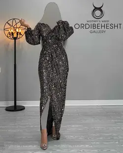 پیراهن آستین پف - کد 3535