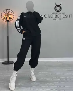 ست ادیداس جلو زیپ - کد 3639