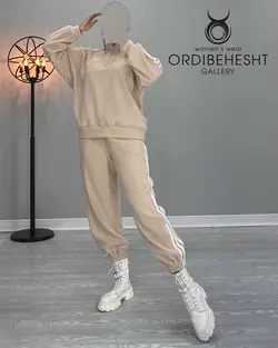 ست ادیداس جلو زیپ - کد 3639