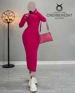 پیراهن بلند کبریتی - کد 3630