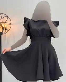 پیراهن آستین چین - کد 3698