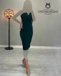 پیراهن دکلته - کد 3537