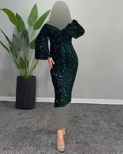 پیراهن کوتاه پولکی - کد 3706