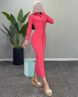 پیراهن نوار چرم - کد 3700