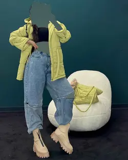 کاپشن کمر گت + کیف - کد 3725