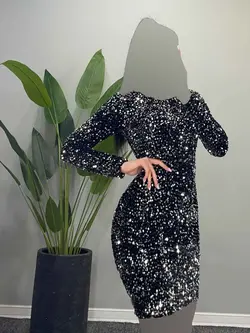 پیراهن پولکی کوتاه - کد 4011