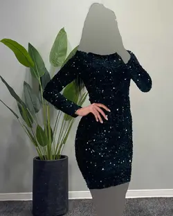 پیراهن پولکی کوتاه - کد 4011