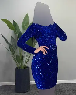 پیراهن پولکی کوتاه - کد 4011