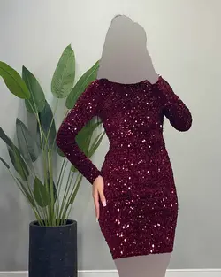 پیراهن پولکی کوتاه - کد 4011