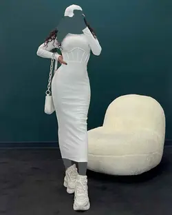 ماکسی کش بافت - کد 4054