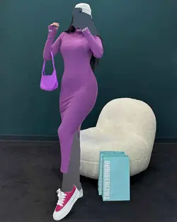 پیراهن چاکدار - کد 4048