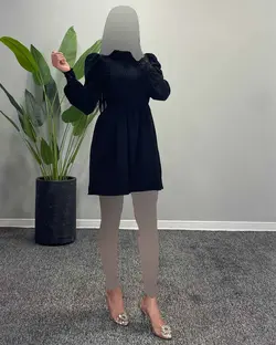 پیراهن گیپوردار - کد 3010