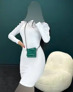 پیراهن آستین چین - کد 5034