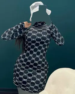 پیراهن گت دار - کد 6076