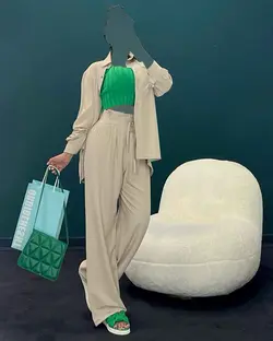 ست شومیز شلوار - کد 6078