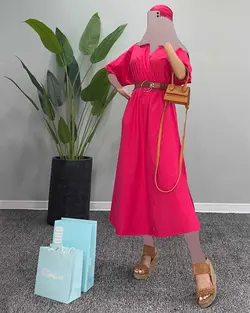 پیراهن + کمربند - کد 6097