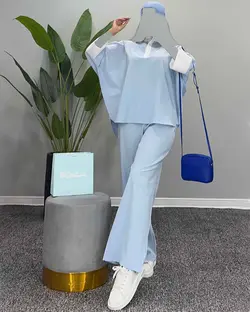 ست شومیز شلوار - کد 8003