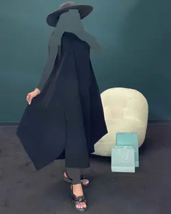 پیراهن آستین حلقه ای - کد 7095