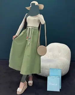 دامن کمرکنفی - کد 7064