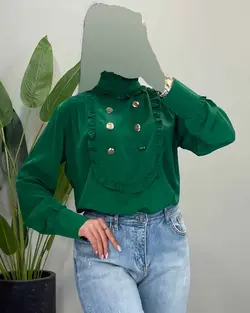 شومیز شش دکمه - کد 7088