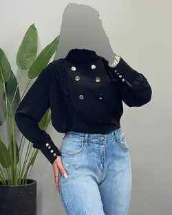 شومیز شش دکمه - کد 7088