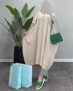 پیراهن دو جیب - کد 6094