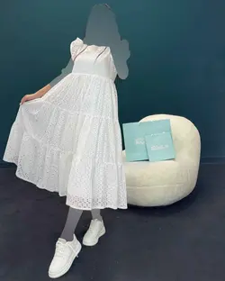 پیراهن خامه دوزی - کد 8011