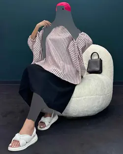 سارافون + رویه راه راه - کد 7042