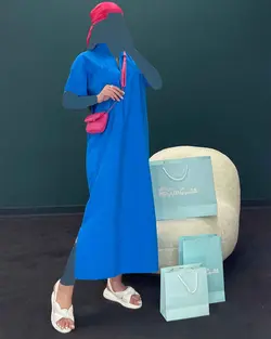 پیراهن دوجیب - کد 7097