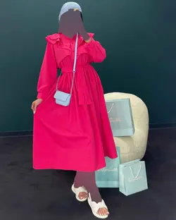 پیراهن جلوچین - کد 8075