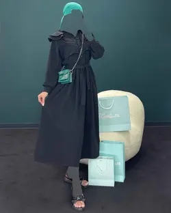 پیراهن جلوچین - کد 8075