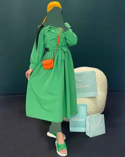 پیراهن جلوچین - کد 8075