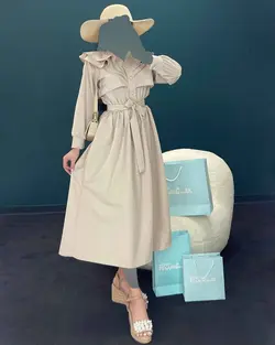 پیراهن جلوچین - کد 8075