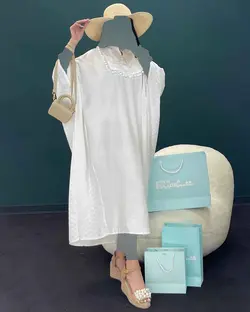 پیراهن خامه دوزی - کد 8062