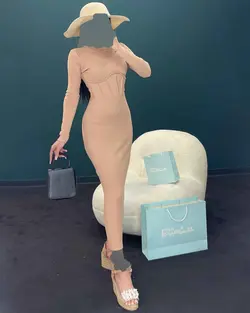 پیراهن کش بافت - کد 8034