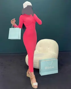 پیراهن کش بافت - کد 8034