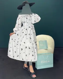 پیراهن طرحدار - کد 8093