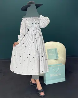 پیراهن طرحدار - کد 8093