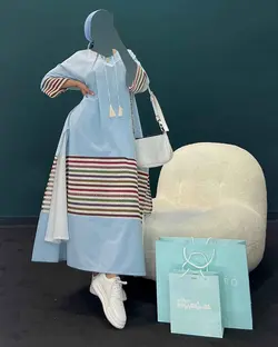 پیراهن نوار سنتی - کد 8026