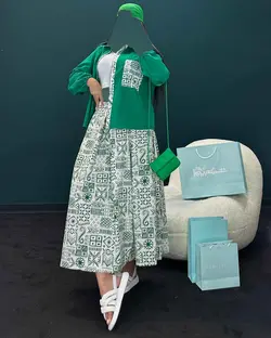 شومیز+دامن - کد 4119