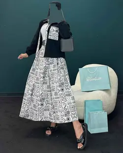 شومیز+دامن - کد 4119