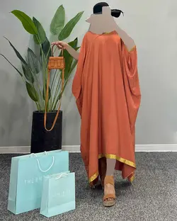 پیراهن نوارطلایی - کد 8024