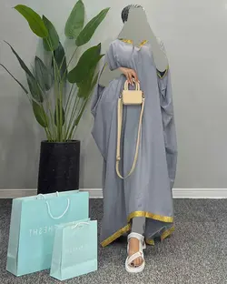 پیراهن نوارطلایی - کد 8024