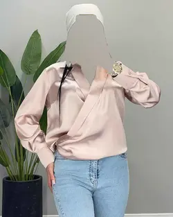 شومیز ساتن - کد 4141