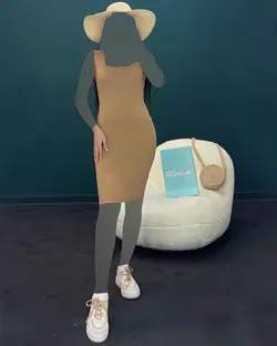 پیراهن کش بافت - کد 4156