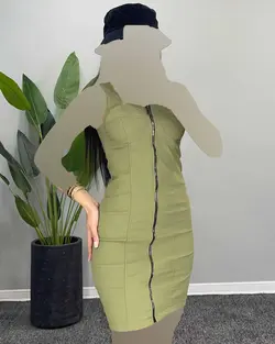 پیراهن زیپ دار - کد 4163