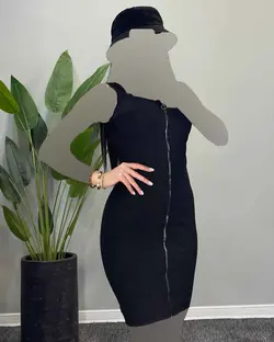 پیراهن زیپ دار - کد 4163