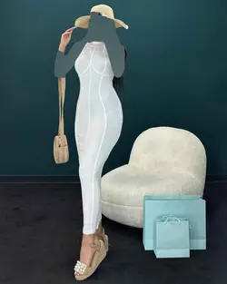 پیراهن جلو نوار - کد 4153