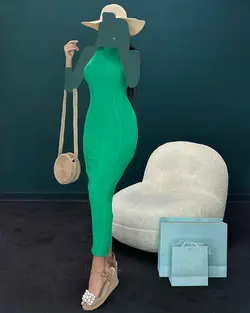 پیراهن جلو نوار - کد 4153